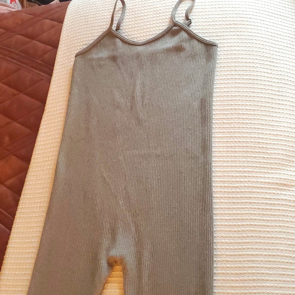 FCT Gray Ribbed Jumpsuit - Picture 2 of 7